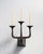 Vintage Brutalist Candelabra Candle Sconces, Pair For Sale In Los Angeles - Image 6 of 6