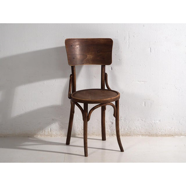 Wood Vintage Chairs, 1920, Set of 4 For Sale - Image 7 of 9