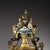 Metal Late 19th Century Gilt Bronze Green Tara Statue, Tibetan Buddhist Figure, 1.69kg For Sale - Image 7 of 9