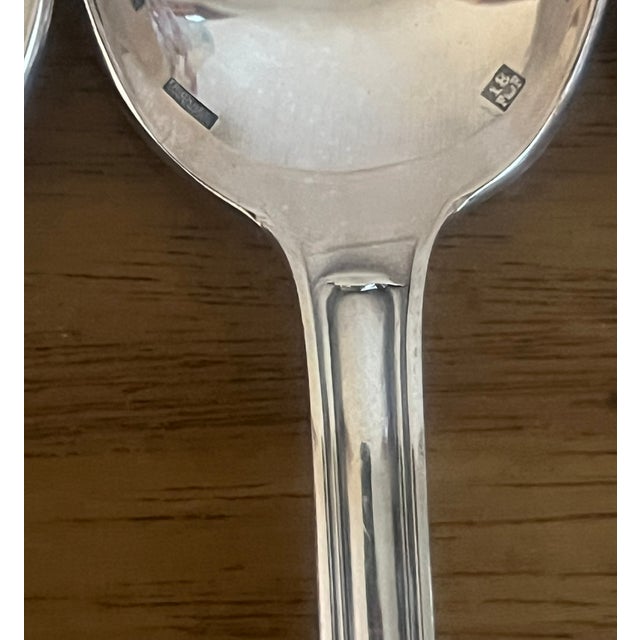 Frionnet Francois Mid Century Shell Pattern Silverware- Set of 37 For Sale - Image 14 of 18