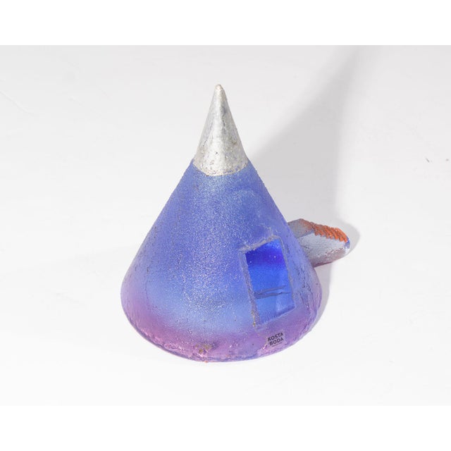 Late 20th Century Kosta Boda “Shelter” Glass Tipi by Bertil Vallien For Sale - Image 5 of 8