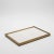 2020s Rectangular Tray in White Shagreen With Bronze Patina Brass Insert by Kifu Paris For Sale - Image 5 of 6
