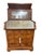Beautiful Beidermeier walnut washstand featuring striking flame Walnut veneers, a lift top lid which slides forward when...