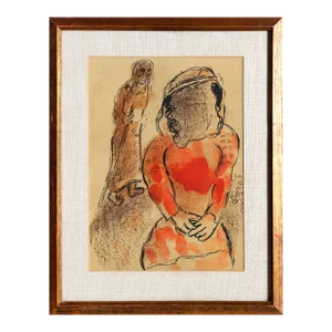Tamar, The Daughter-In-Law of Judah, Marc Chagall Lithograph