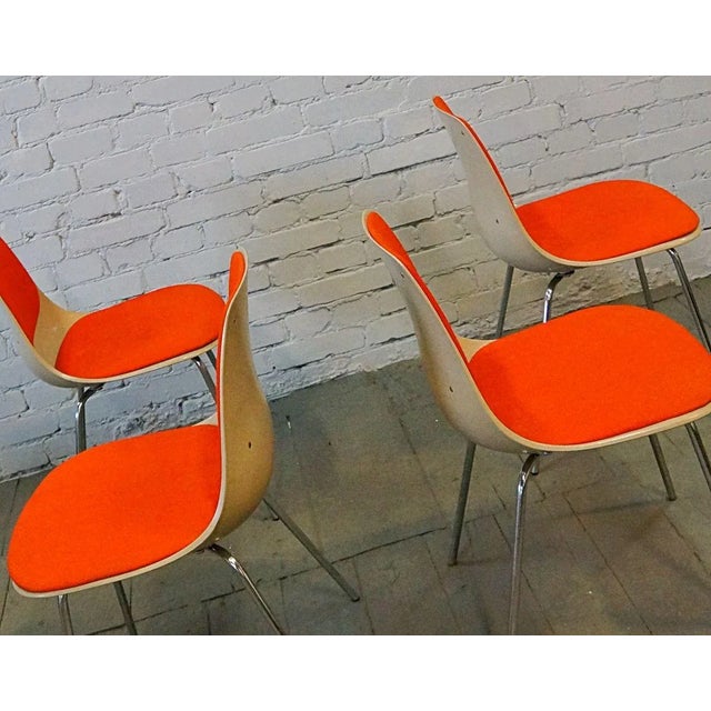 Mid-Century Model 225/2 Dining Chairs by Georg Leowald for Wilkhahn, Set of 4 For Sale - Image 12 of 13