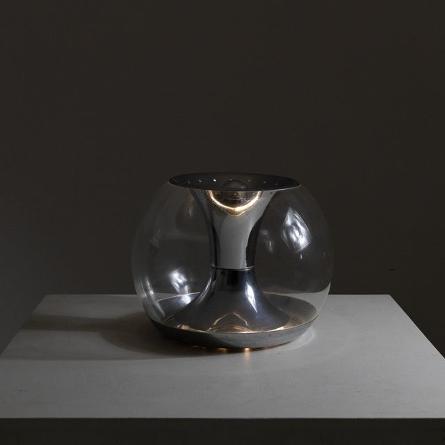 Luci Italia Table Lamp in Chrome from Luci Italia, 1960s For Sale - Image 4 of 13