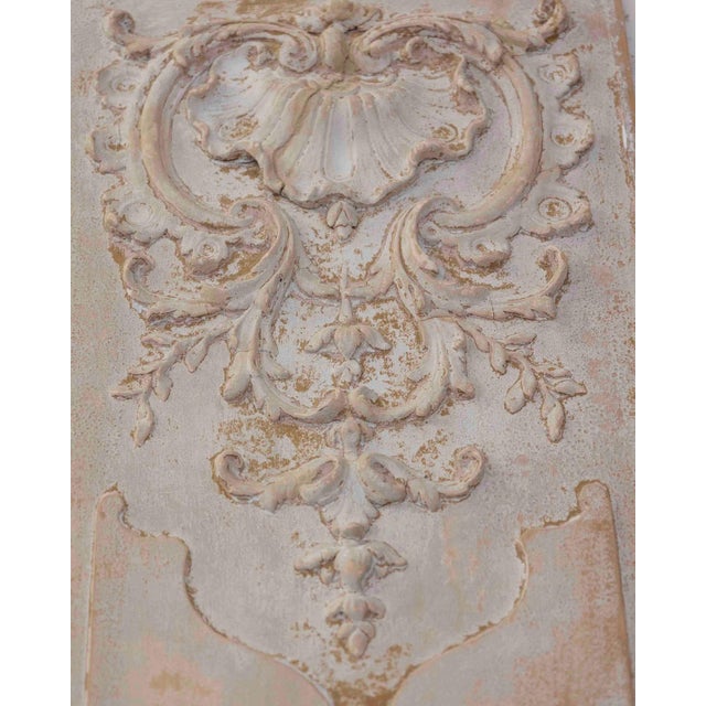 Wood Pair of Antique French Painted Boiserie Panels For Sale - Image 7 of 7