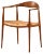 Danish Model Jh-501 'The Chair' Armchair by Hans Wegner for Johannes Hansen For Sale