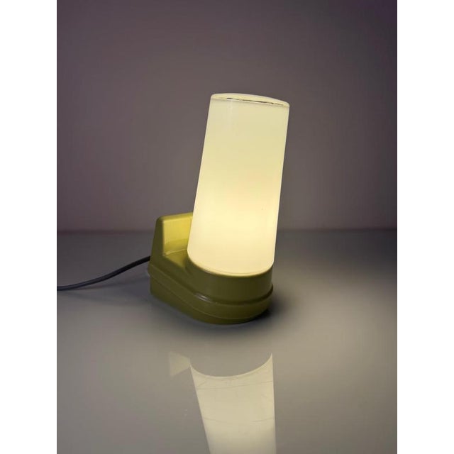 Glass Wall Lamp Model 6080 Mint Green by Sigvard Bernadotte for Ifö For Sale - Image 7 of 11
