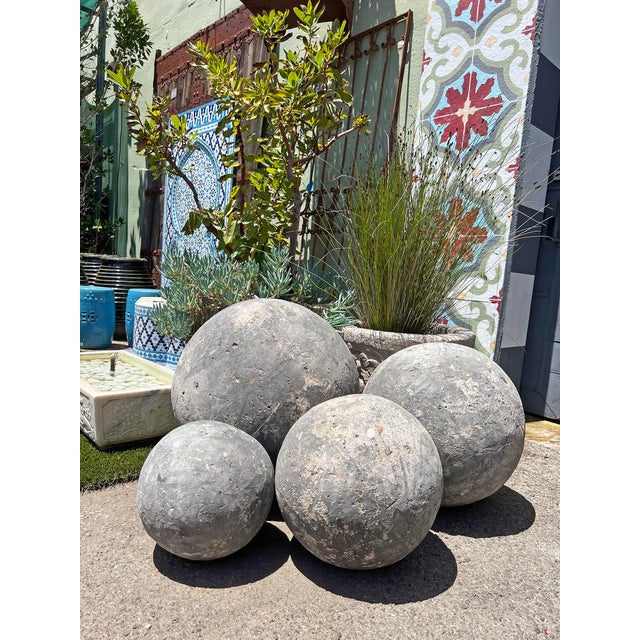 Cement Garden Sphere Medium Chairish