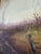 1970s Vintage Lee. Sound Impressionist Landscape Oil Painting on Canvas – Framed For Sale - Image 11 of 16