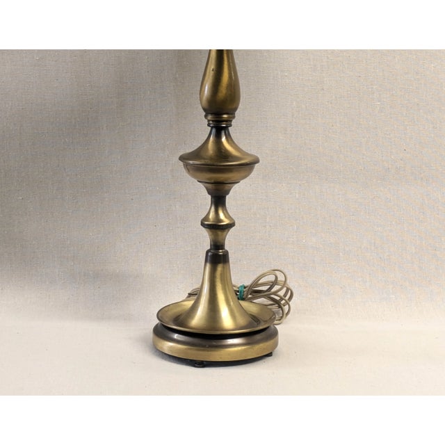 Brass Brass Bouillotte Table Lamp For Sale - Image 8 of 11