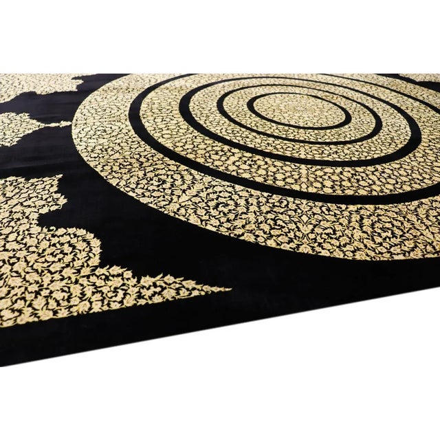 Middle Eastern Rug in Silk For Sale - Image 9 of 11