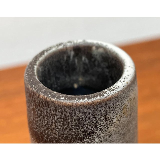 Mid-Century German Minimalist Studio Pottery Vase from Fritz Van Daalen, 1960s For Sale - Image 5 of 17