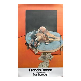 Francis Bacon (1909–1992), Marlborough Gallery, 1980, Vintage Exhibition Poster For Sale