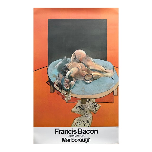 Francis Bacon (1909–1992), Marlborough Gallery, 1980, Vintage Exhibition Poster For Sale