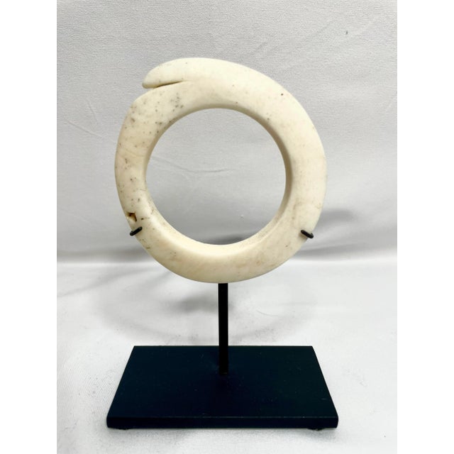 Antique Mounted New Guinea Abelam Currency Shell Rings- a Set of 3 For Sale In Chicago - Image 6 of 12