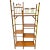 Burnt Bamboo Bookshelf Etagere For Sale