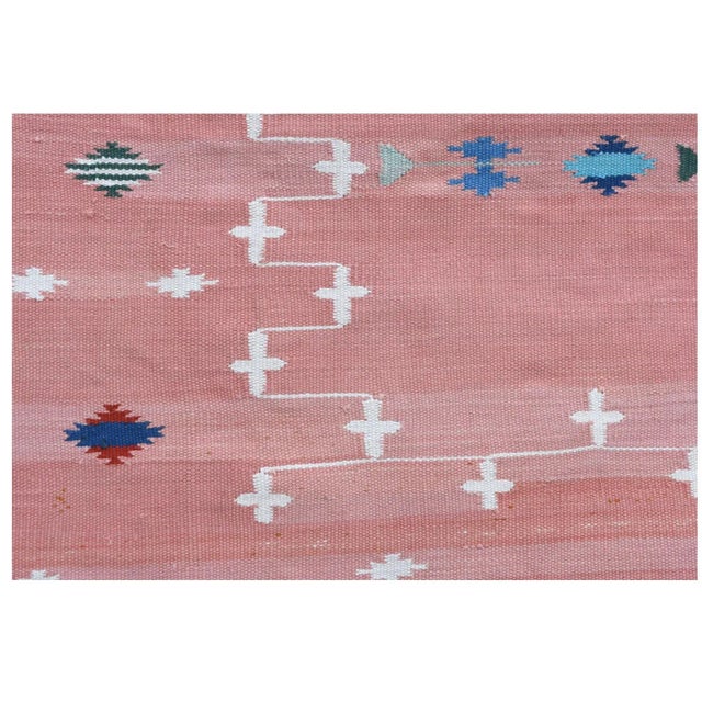 Boho Chic Shion Rug, 13x18, Blush For Sale - Image 3 of 5