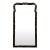 Vintage Black Chinoiserie Style Wall Mirror, 47" X 25", 1974 For Sale