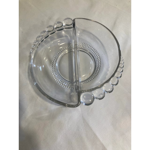 Mid-Century Modern Vintage Duncan Miller Candlewick Divided Relish Dish For Sale - Image 3 of 6