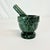 1970s Vintage Green Marble Italian Arts & Crafts Mortar and Pestle For Sale - Image 4 of 8