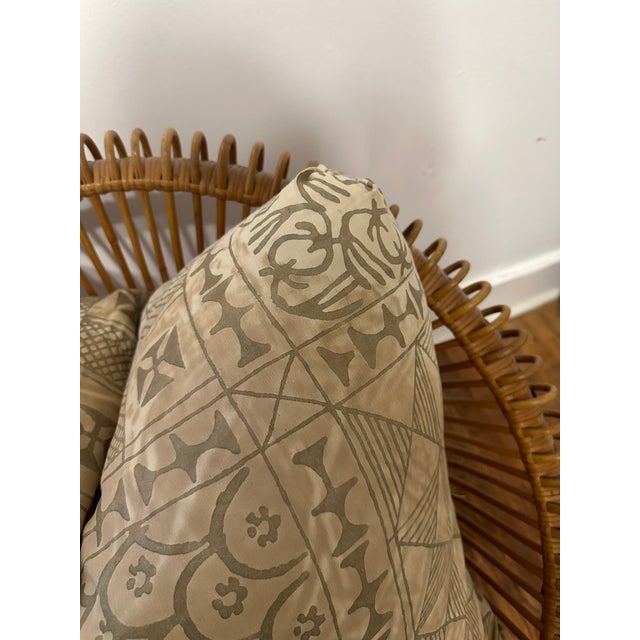 Tribal Fortuny Ashanti Pattern Down Cushion For Sale - Image 3 of 8