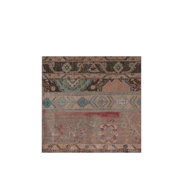 1960s Turkish Oushak Extra Long Runner With Mid Century Modern Style 2'5'' X 63'1'' 30" x 757" / 75 x 1924 cm Hand woven...