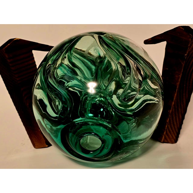 Paul Manning 'Stickman' Studio Glass Sculpture, Signed 1974 For Sale - Image 9 of 12