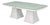 Skyline Design Glass Top Dining Table For Sale
