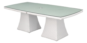 Skyline Design Glass Top Dining Table