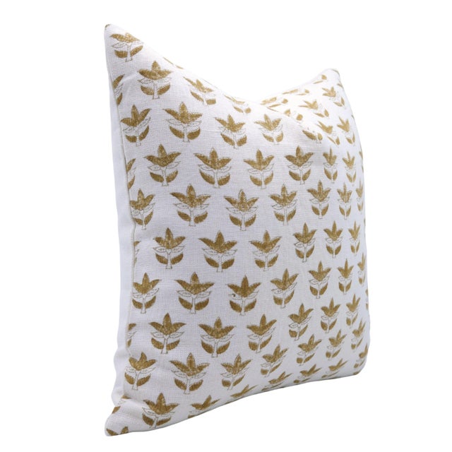 Enhance your home décor with the Fabdivine Block Print Cushion Cover – 7patti Handcrafted from off white linen, this...