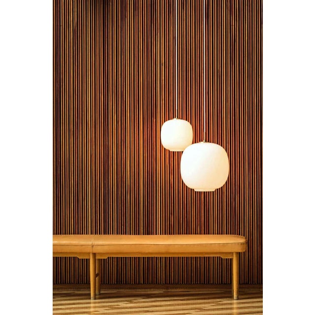 White Large Vilhelm Lauritzen 'Vl 45 Radiohus' Pendant for Louis Poulsen For Sale - Image 8 of 12