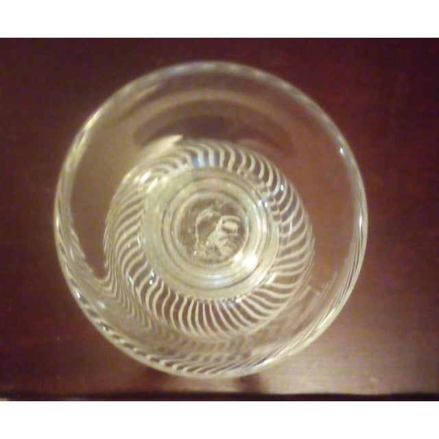 Murano VTG/Antique Murano White Art Glass Vase For Sale - Image 4 of 5