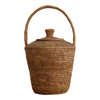 1980s Top Handle Basket For Sale