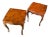1950s Italian Tables With Cabriolet Legs - a Pair For Sale