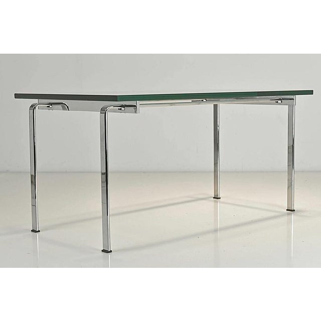 Gold Side Table in Steel-Glass by Preben Fabricius and Jørgen Kastholm for Kill International, Germany, 1968 For Sale - Image 8 of 12