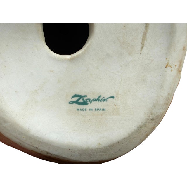 Cream Porcelain German Shephard Dog Bust by Zaphir, a Line by Lladro, Made in Spain, 1970s For Sale - Image 8 of 10