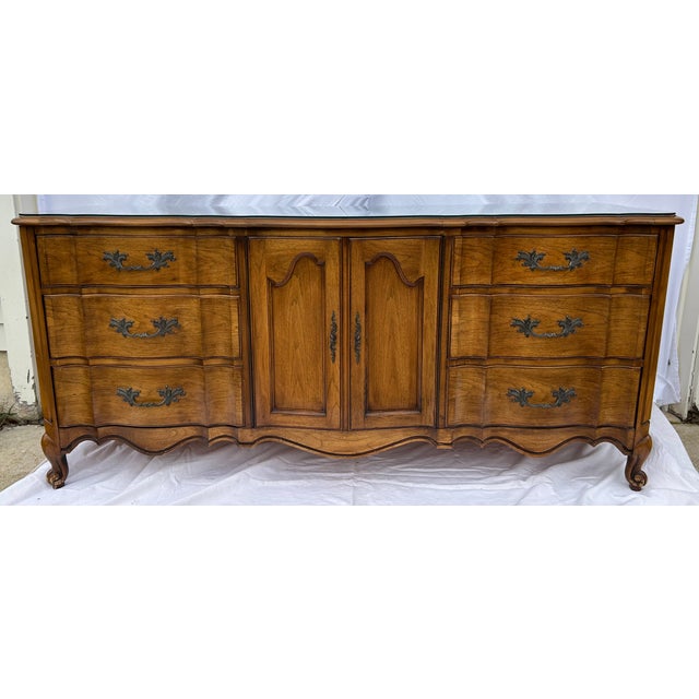 Brown Mid 20th Century White Furniture Bedroom Set of 3 For Sale - Image 8 of 18