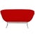 Swan Sofa in Red Fabric by Arne Jacobsen For Sale - Image 3 of 18