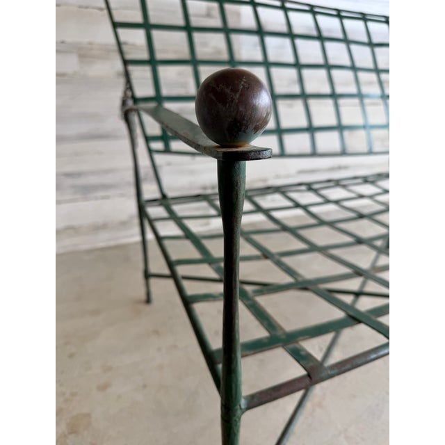 Mario Papperzini for Salterini Iron Garden Sofa For Sale - Image 15 of 18