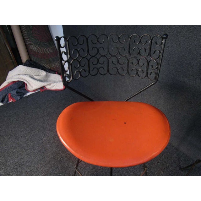 Arthur Umanoff Set of Three Arthus Umanoff Vintage Stools For Sale - Image 4 of 8