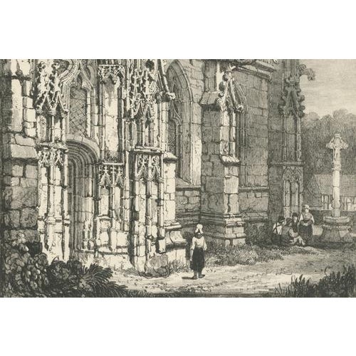 Samuel Prout, Gothic Church Architecture, Arques, France, 1821, Lithograph For Sale - Image 9 of 11