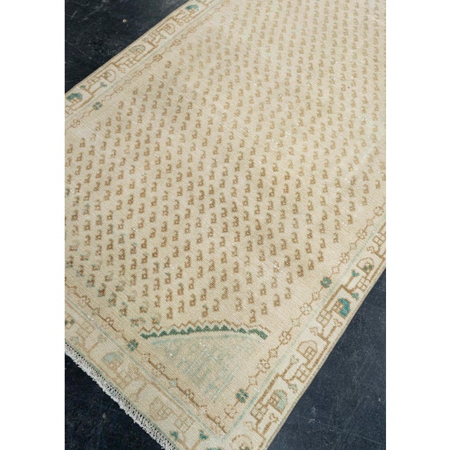Brown Turkish Vintage Rug 3'5" x 9'7" #21113 For Sale - Image 8 of 8