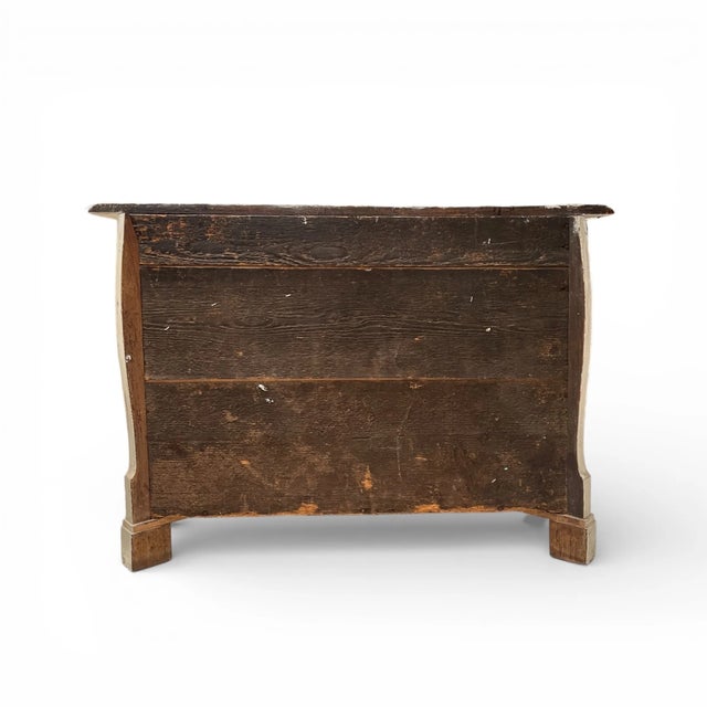 French 18th Century French Antique Mazarine White Chest For Sale - Image 3 of 4