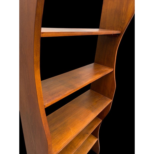 Metal Vintage Wood Shelf, 1960s For Sale - Image 7 of 9