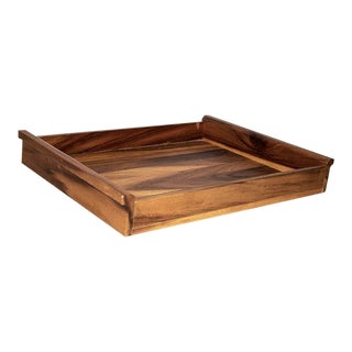 Southern Living Teak Serving Tray For Sale
