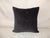 Black Check-Pattern Square Decorative Pillow From Portugal For Sale - Image 4 of 5