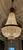 Monumental Bronze and Cut Crystal Basket Chandelier, 1930s For Sale - Image 6 of 7