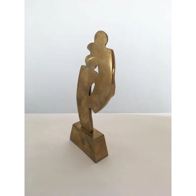 1980s Italian Bronze Abstract Sculpture by Rodica Tanasescu, 1980 For Sale - Image 5 of 13